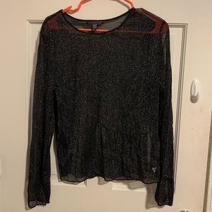 VS sheer sparkly top